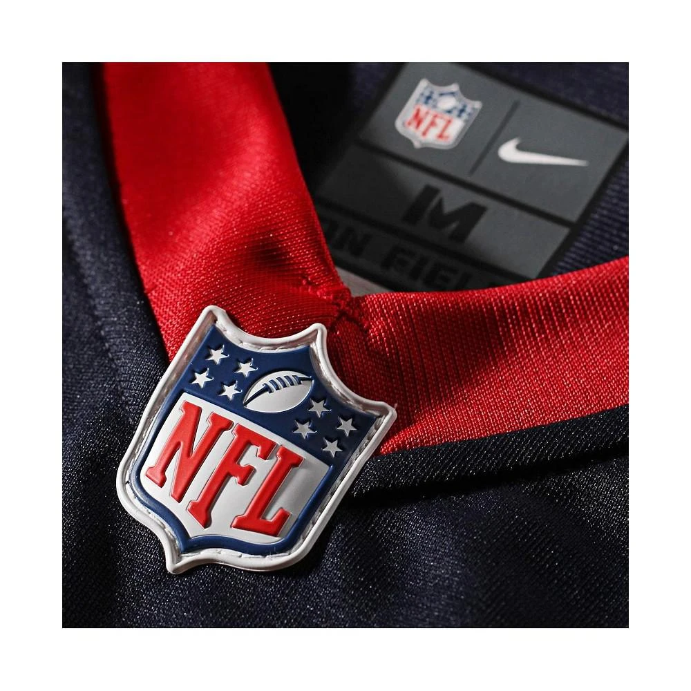 商品NIKE|Men's Vince Wilfork Navy Blue Houston Texans Game Jersey,价格¥600,第5张图片详细描述