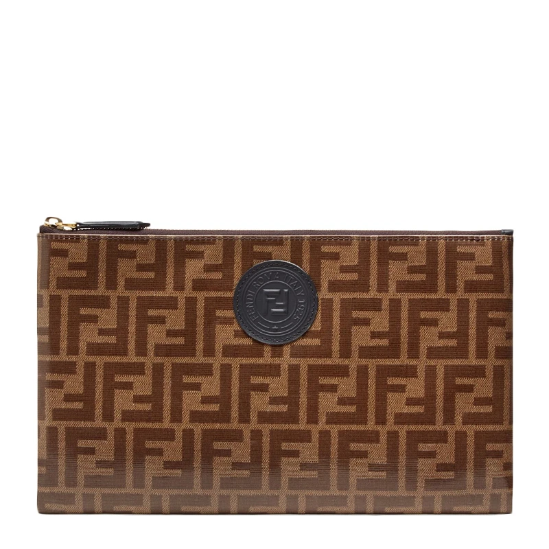 商品[国内直发] Fendi|Fendi 芬迪 男士棕色手拿包  8N0149-A5K4-F14TU,价格¥4264,第1张图片