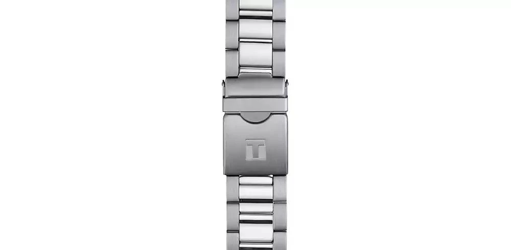 商品Tissot|Men's Swiss Chronograph Seastar 1000 Gray Stainless Steel Bracelet Diver Watch 45.5mm,价格¥4429,第2张图片详细描述