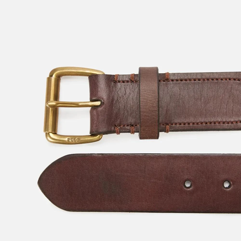 商品Ralph Lauren|Polo Ralph Lauren Men's PP Charm Casual Tumbled Leather Belt,价格¥674,第2张图片详细描述