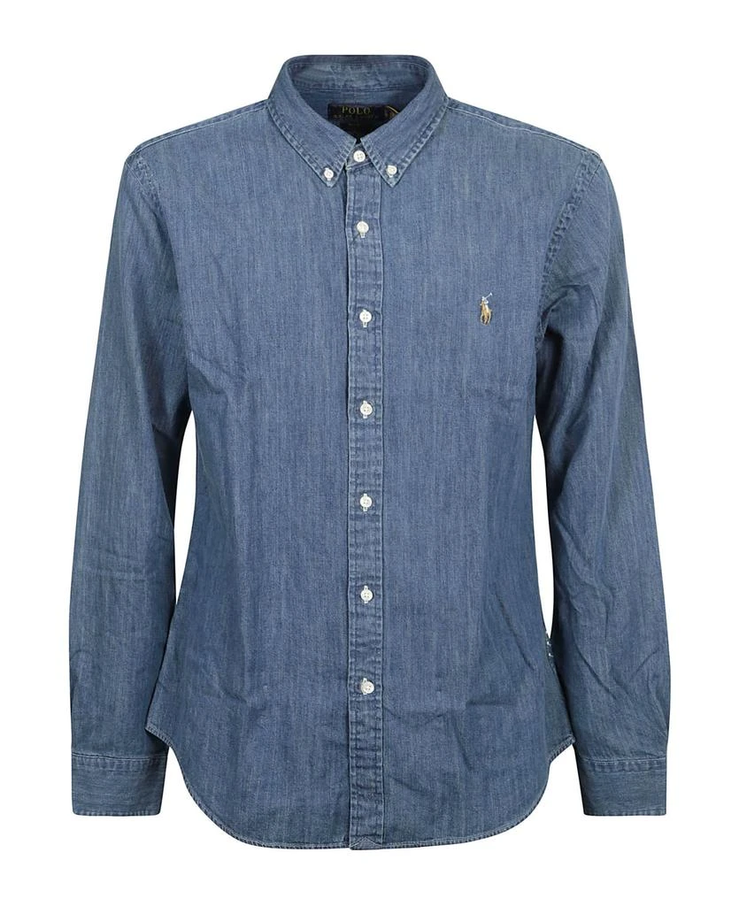 商品Ralph Lauren|Slim Fit Denim Sport Shirt,价格¥1328,第1张图片