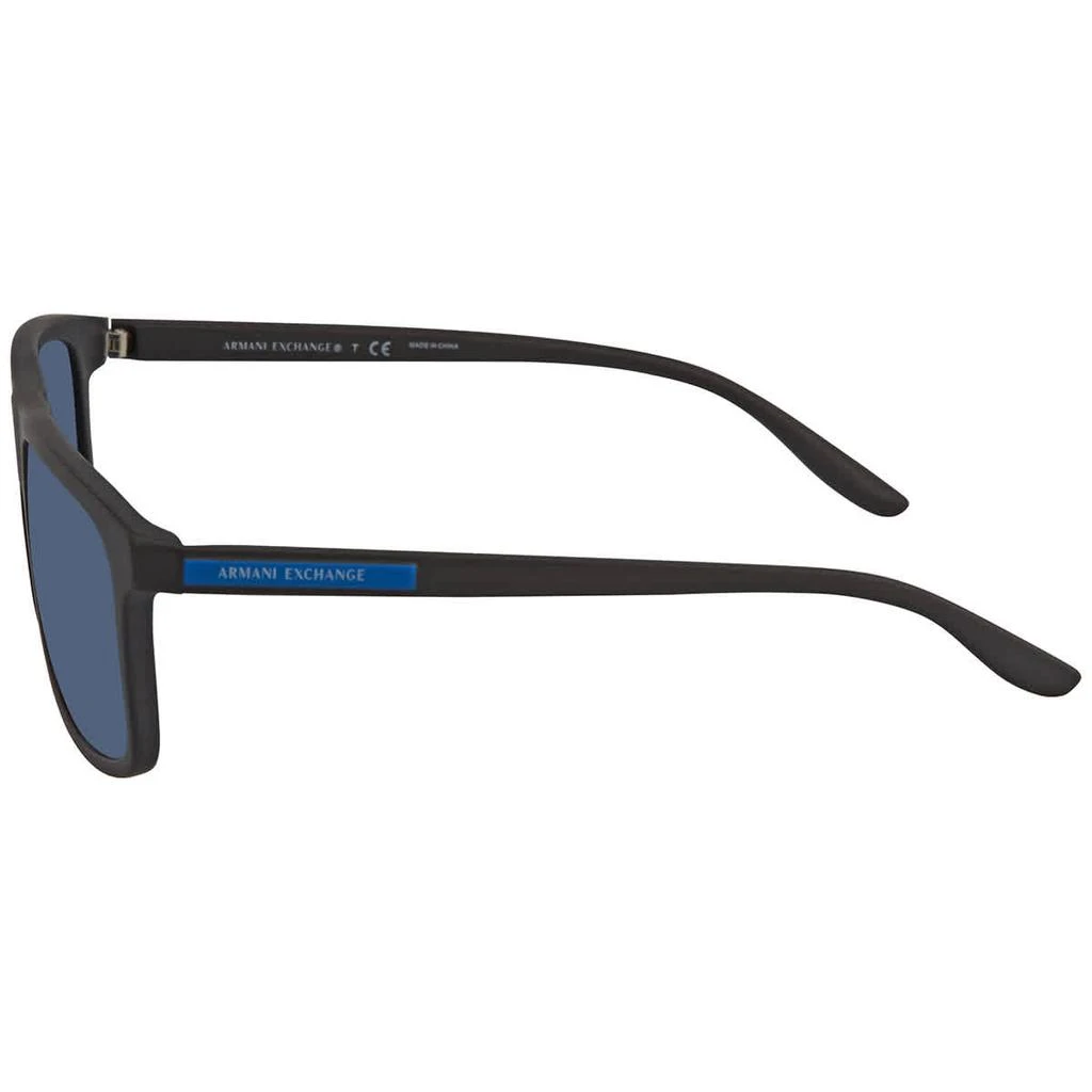 商品Armani Exchange|Armani Exchange Blue Rectangular Mens Sunglasses AX4110SF 807880 58,价格¥284,第3张图片详细描述