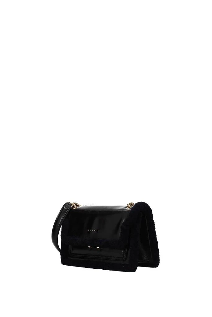 商品Marni|Crossbody Bag Leather Black,价格¥10398,第2张图片详细描述