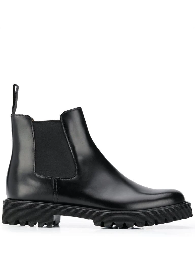 商品Church's|Church's women's black leather ankle boots,价格¥7411,第1张图片