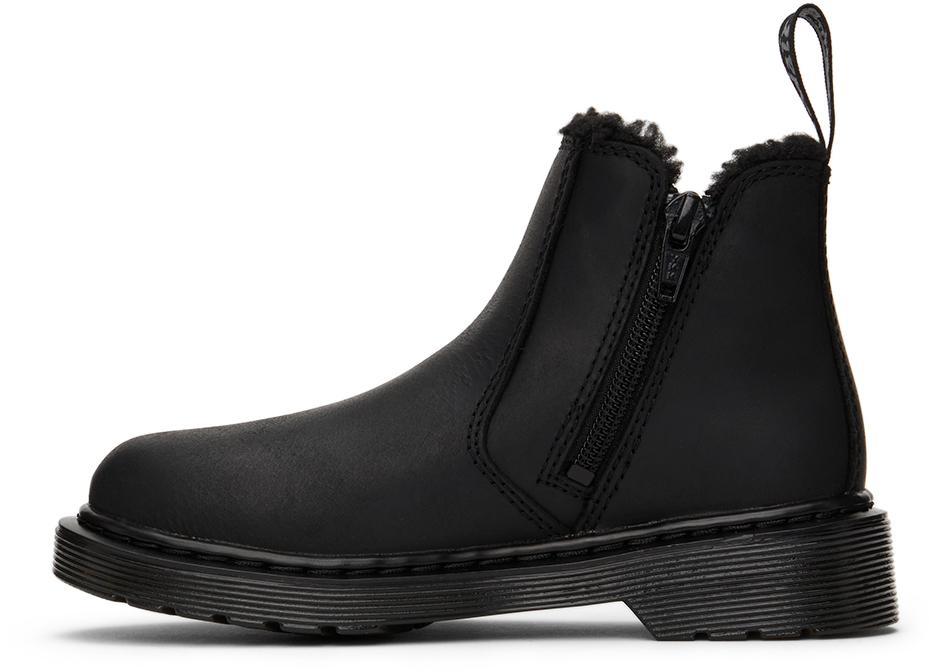 商品Dr. Martens|Kids Black 2976 Big Kids Chelsea Boots,价格¥673,第5张图片详细描述