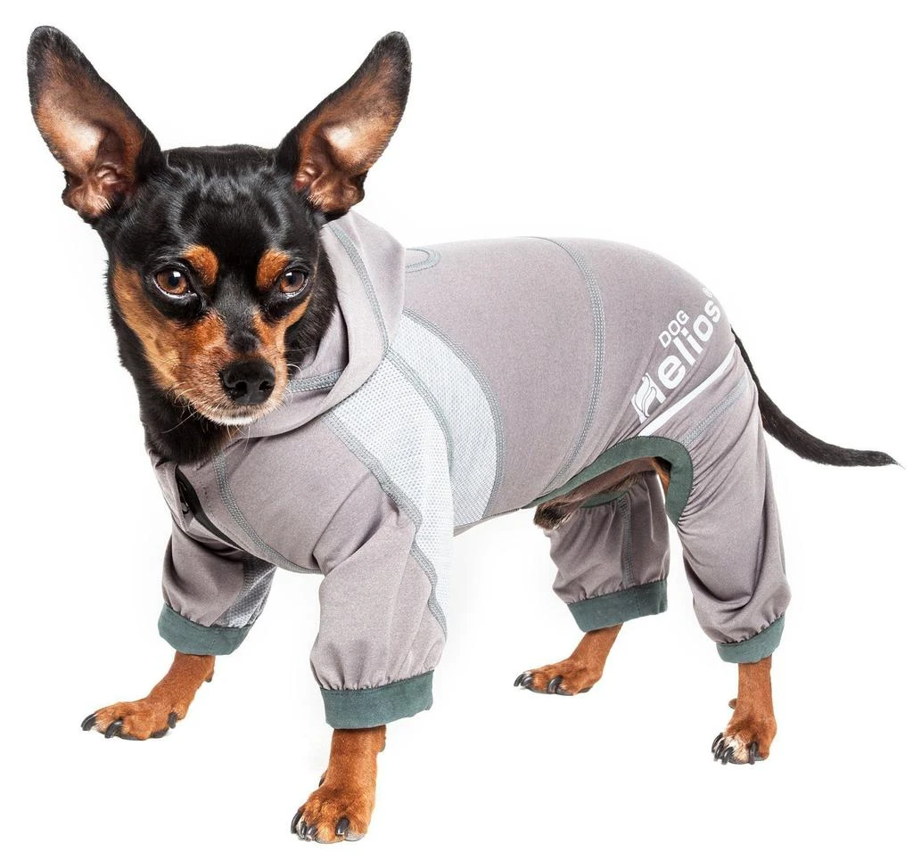 商品Dog Helios|Dog Helios  'Namastail' Lightweight 4-Way-Stretch Yoga Performance Dog Tracksuit Hoodie,价格¥372,第4张图片详细描述