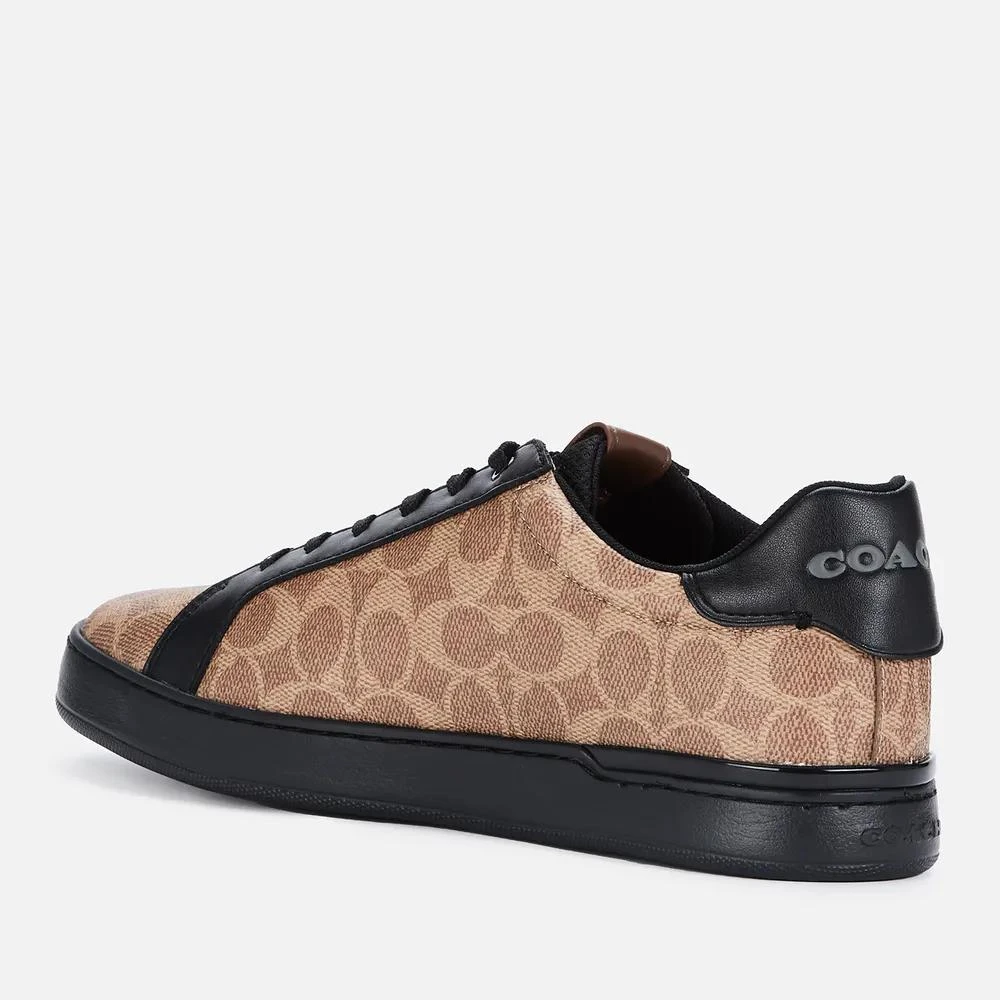 商品Coach|Coach Men's Lowline Signature Cupsole Trainers,价格¥1229,第2张图片详细描述