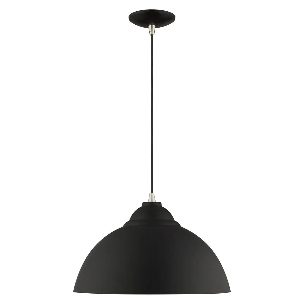 商品Livex Lighting|One Light Black Mini Pendant,价格¥891,第3张图片详细描述