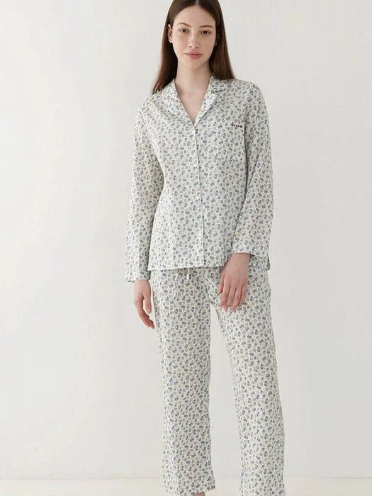 商品KOZNOK|Chorong Flower Pajama Set,价格¥835,第3张图片详细描述