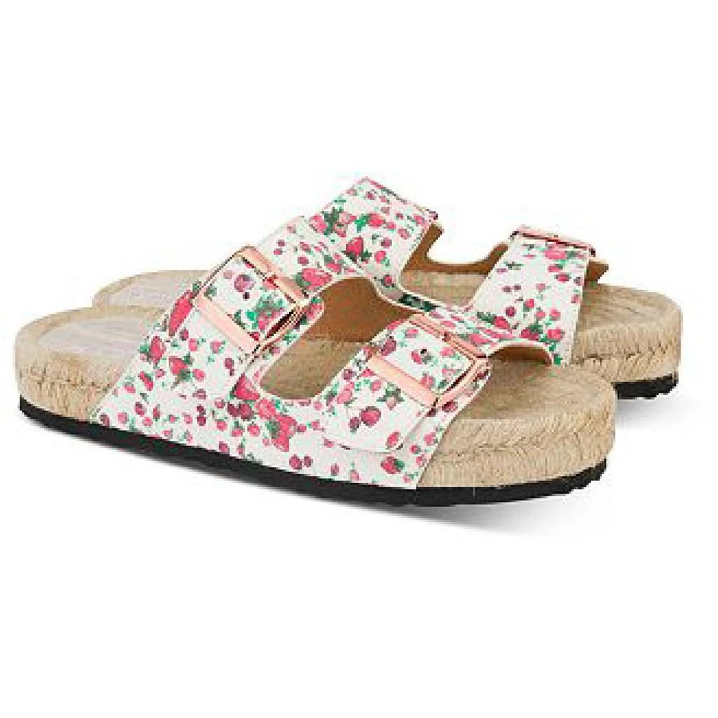 商品LOVESHACKFANCY|LoveShackFancy Womens Slip On Open Toe Slide Sandals,价格¥231,第1张图片