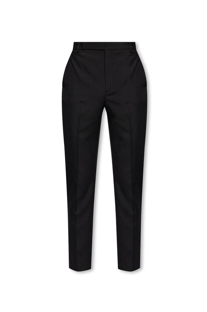 商品Yves Saint Laurent|Saint Laurent Pleated Straight Hem Trousers,价格¥7558,第1张图片