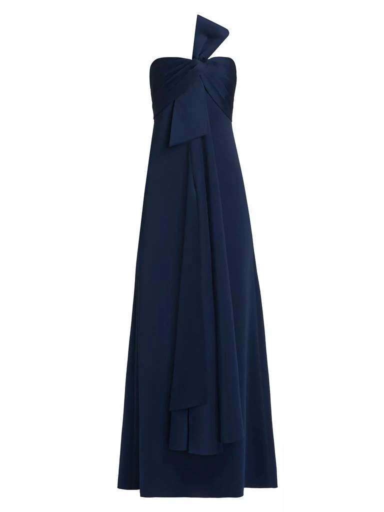 商品Badgley Mischka|Neoprene Bow Gown,价格¥2675,第1张图片