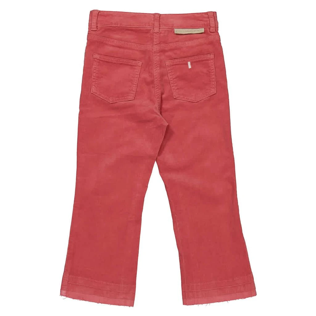 商品Stella McCartney|Stella Mccartney Kids Raspberry Corduroy Logo-patch Pants, Size 6Y,价格¥149,第1张图片