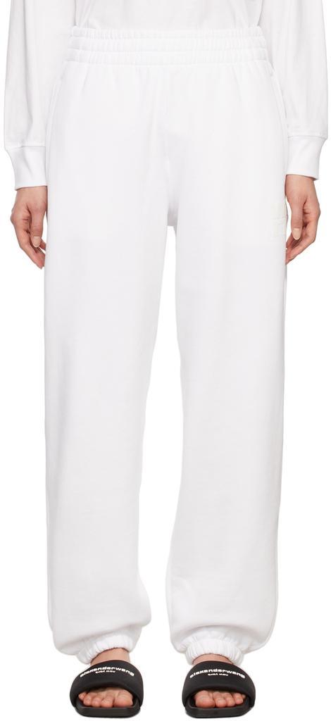 商品Alexander Wang|White Puff Logo Lounge Pants,价格¥1458,第1张图片