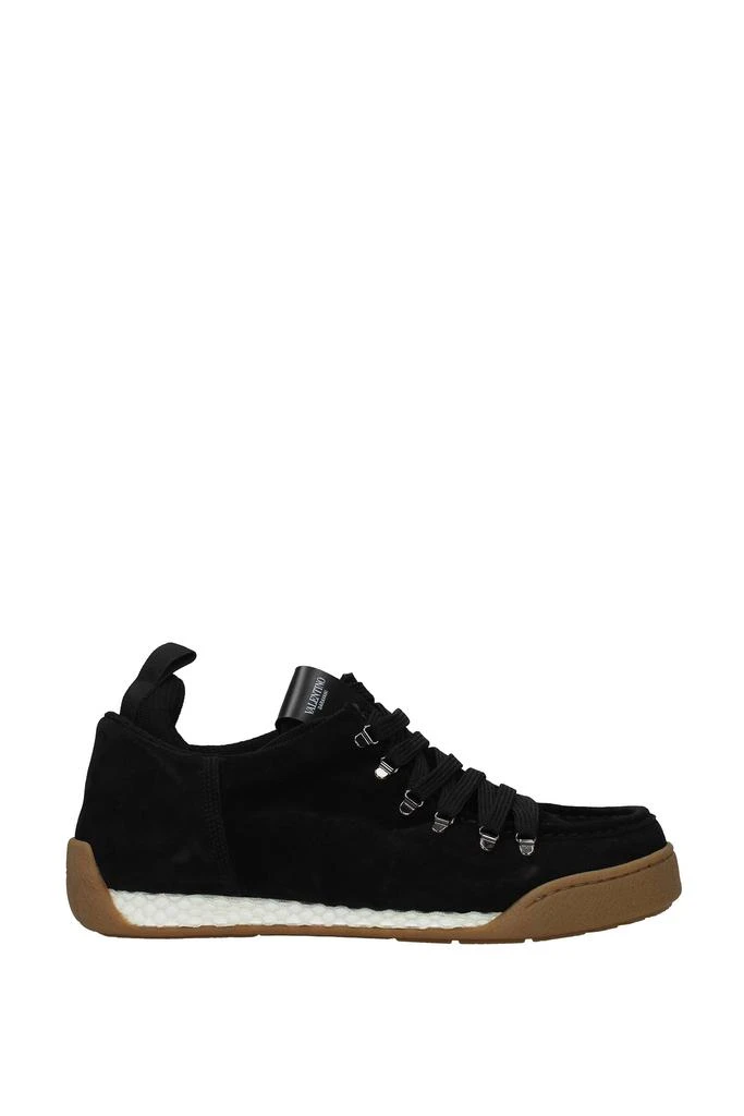 商品Valentino|Sneakers Suede Black,价格¥2485,第1张图片