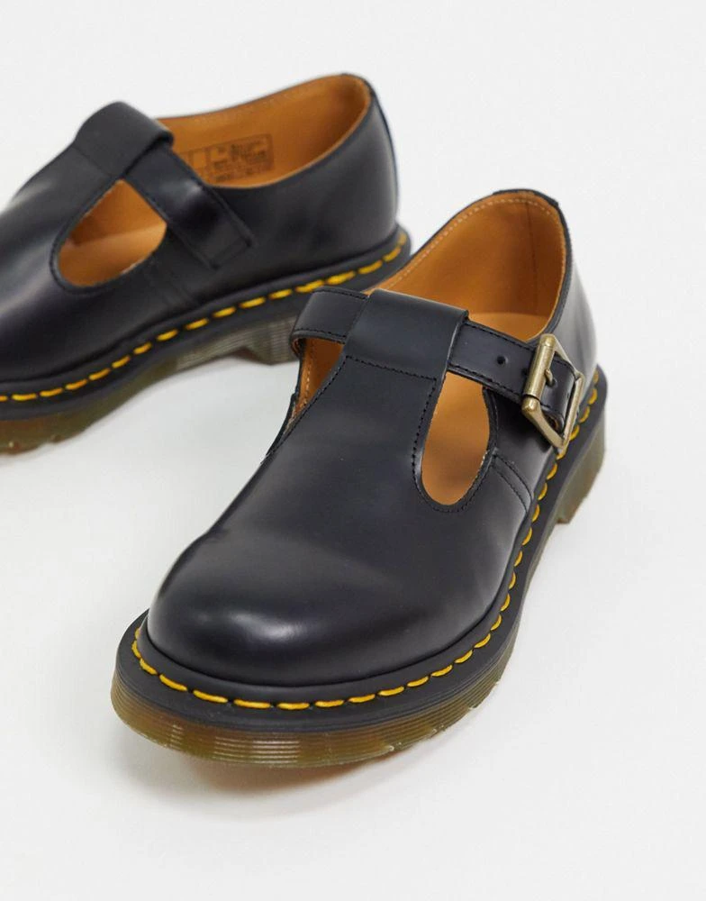 商品Dr. Martens|Dr Martens Polly mary jane flat shoes in black,价格¥1174,第2张图片详细描述