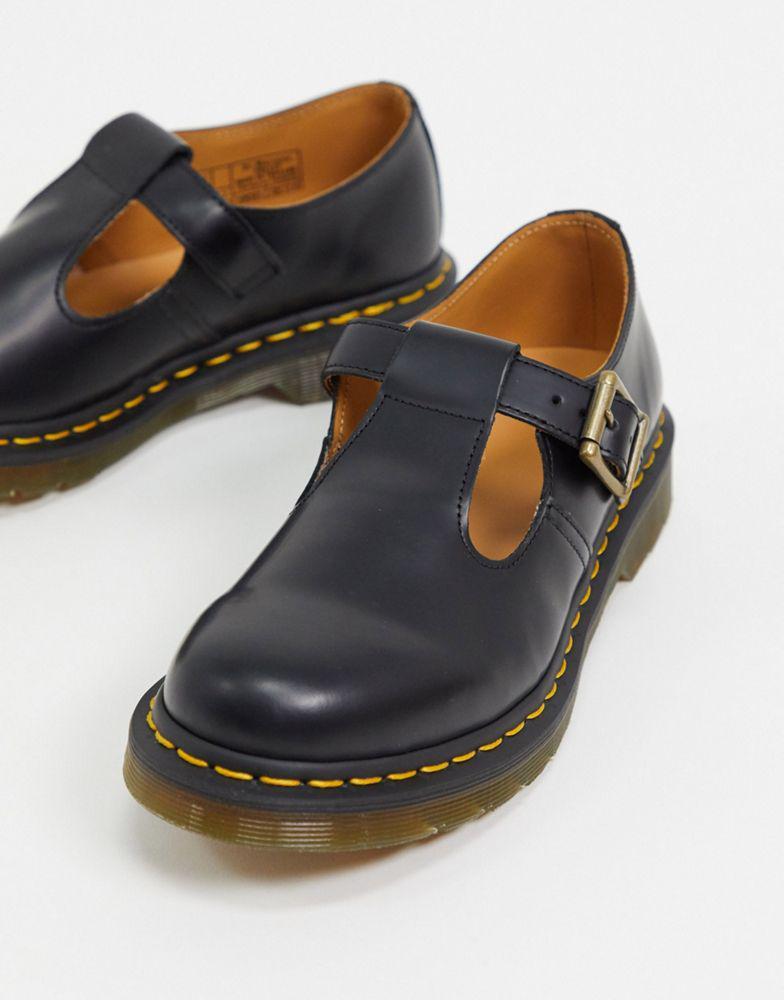 商品Dr. Martens|Dr Martens Polly mary jane flat shoes in black,价格¥985,第4张图片详细描述