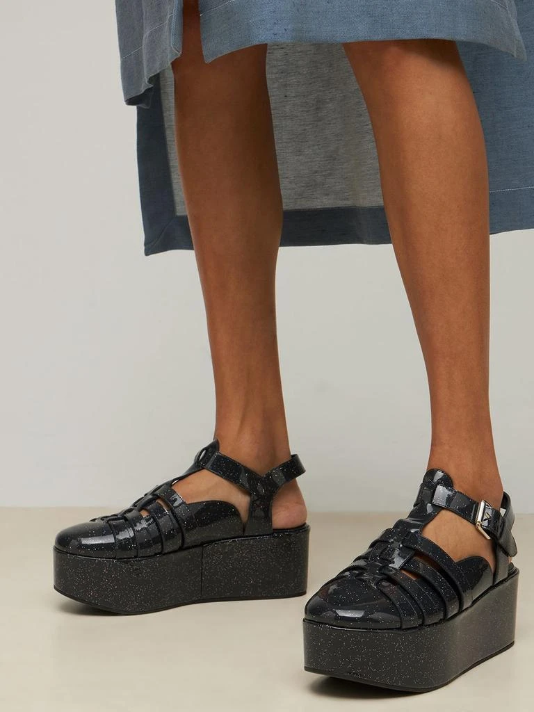 商品Loewe|60mm Patent Leather Wedge Sandals,价格¥3273,第2张图片详细描述