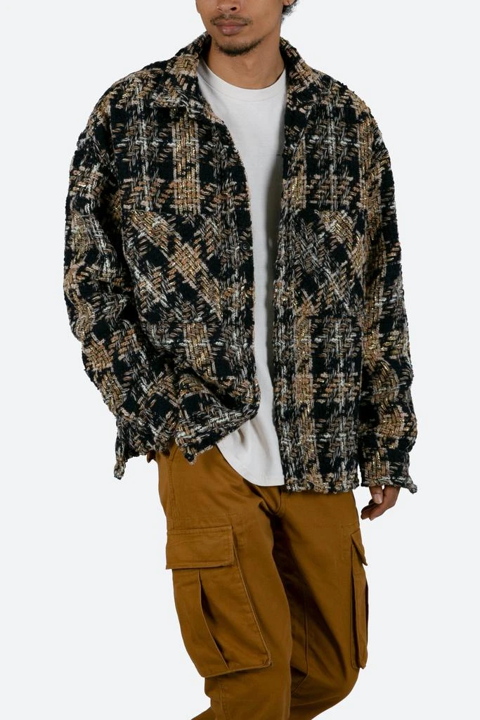 商品MNML|Heavyweight Woven Flannel - Brown/Navy,价格¥489,第2张图片详细描述