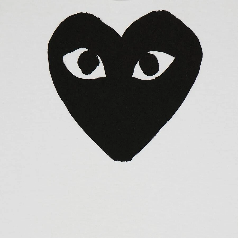 商品Comme des Garcons|Kids Big Heart Print Short Sleeve T-shirt,价格¥222,第3张图片详细描述