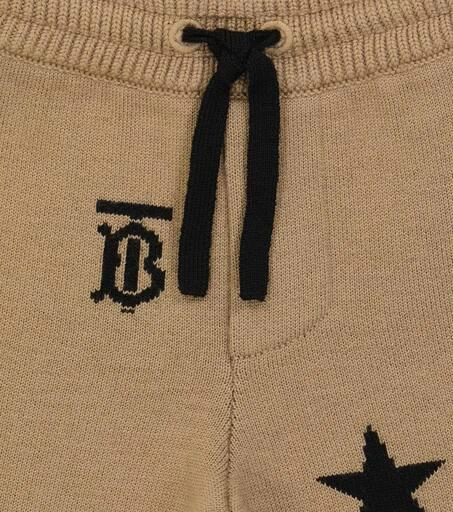 商品Burberry|婴幼儿 — 嵌花羊毛混纺短裤,价格¥1569,第3张图片详细描述