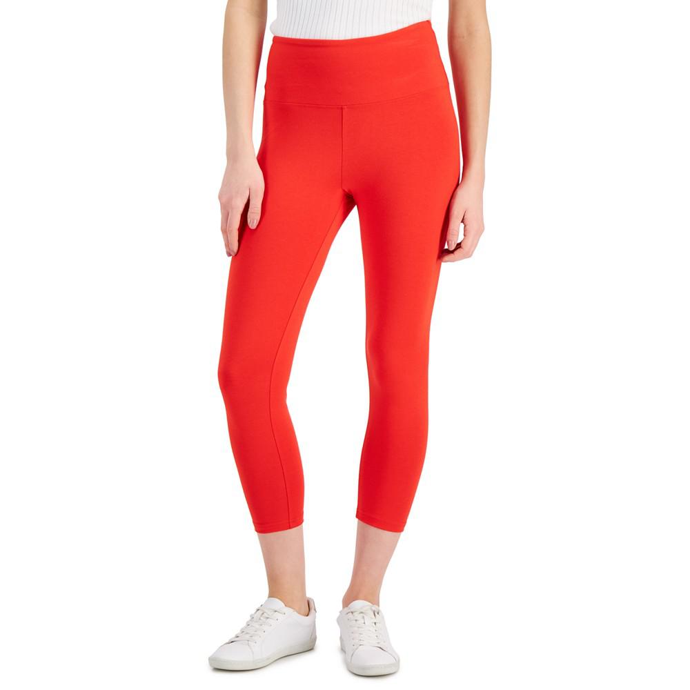 High-Rise Capri Leggings, Created for Macy's商品第1张图片规格展示