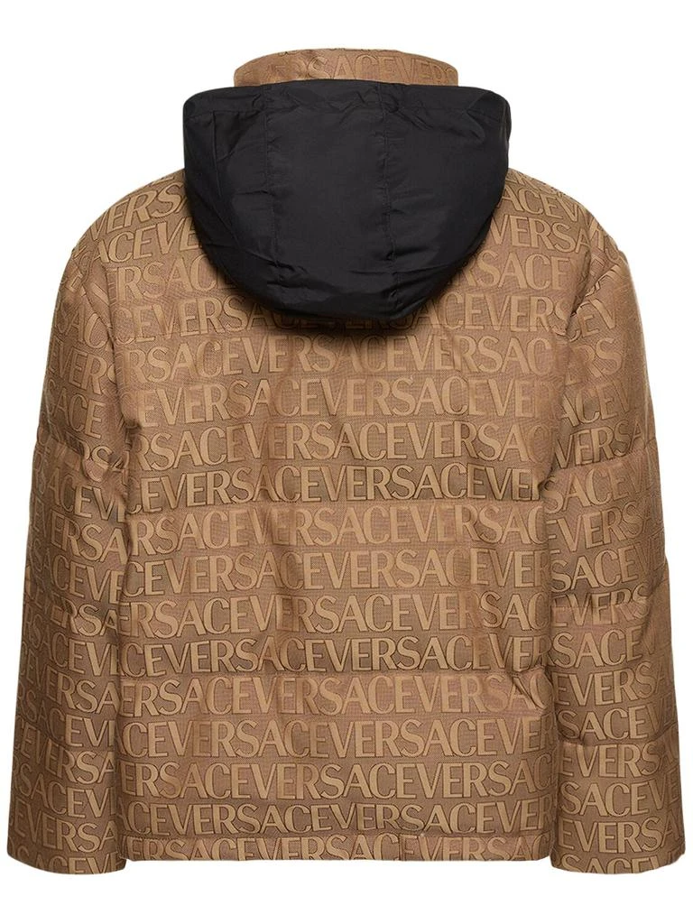 商品Versace|Monogram Cotton Blend Down Jacket,价格¥9564,第5张图片详细描述