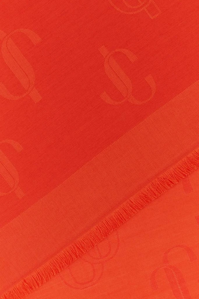 商品Jimmy Choo|Orange silk blend scarf,价格¥3774,第1张图片