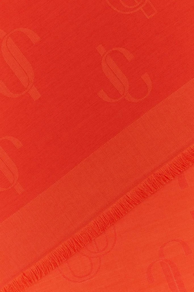 商品Jimmy Choo|Orange silk blend scarf,价格¥3893,第1张图片