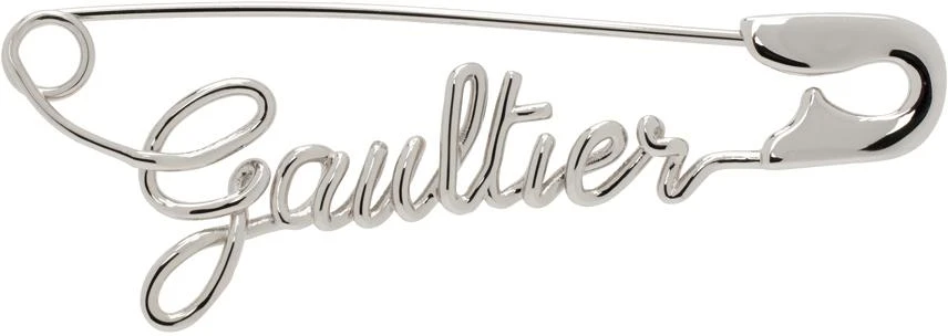 商品Jean Paul Gaultier|Silver 'The Gaultier Safety Pin' Single Earring,价格¥1007,第1张图片