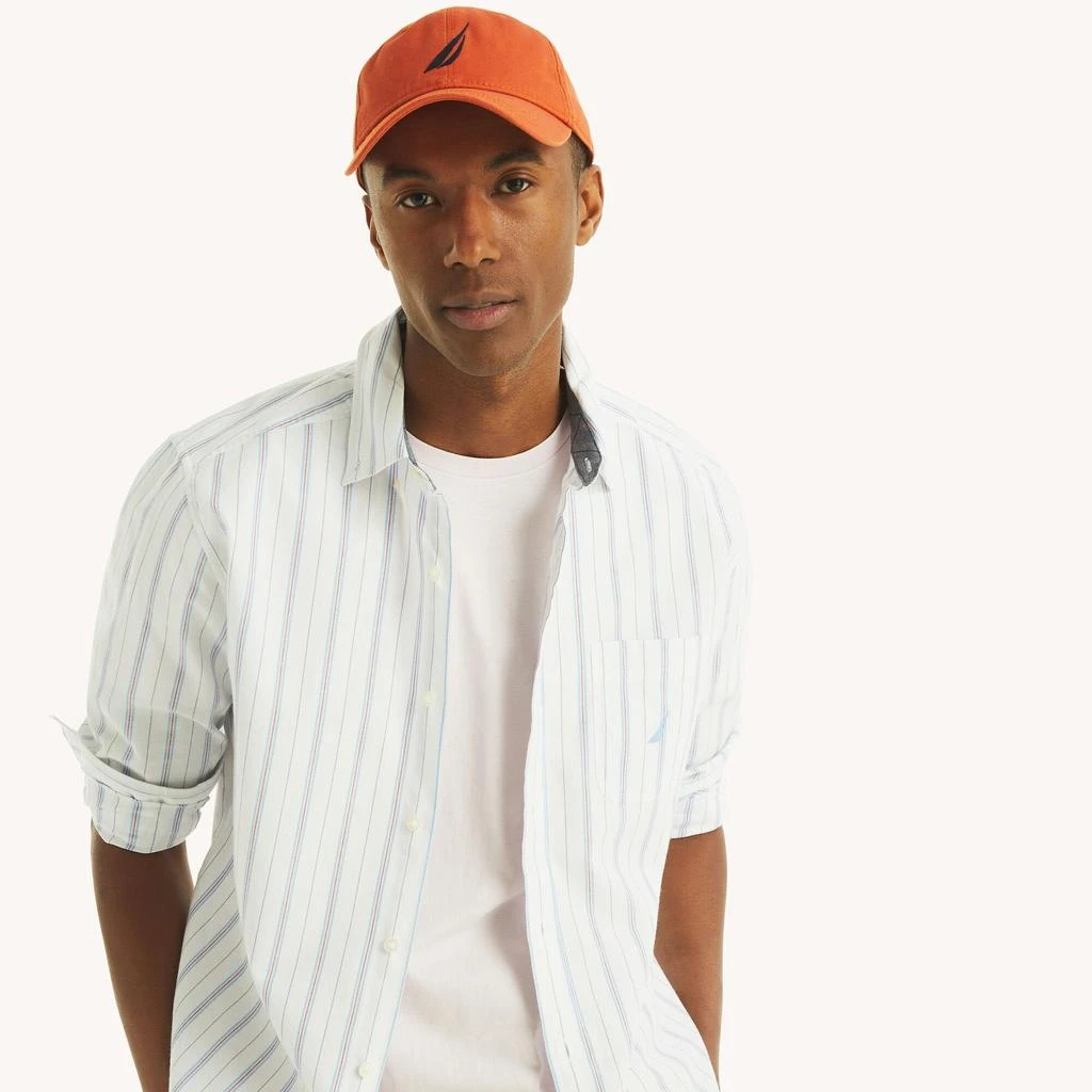商品Nautica|Mens Striped Oxford Shirt,价格¥157,第2张图片详细描述