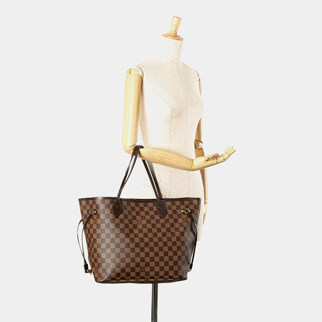 商品[二手商品] Louis Vuitton|Louis Vuitton Brown Damier Ebene Neverfull MM Bag,价格¥13893,第4张图片详细描述
