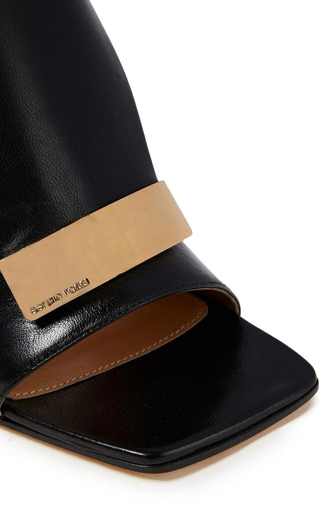 商品Sergio Rossi|sr1 embellished leather mules,价格¥1310,第4张图片详细描述