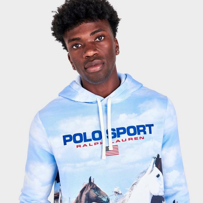 Men's Polo Ralph Lauren Polo Sport Wild Horses Graphic Hoodie商品第5张图片规格展示