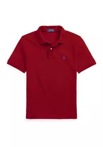 商品Ralph Lauren|Boys 8-20 Cotton Mesh Polo Shirt,价格¥364,第1张图片