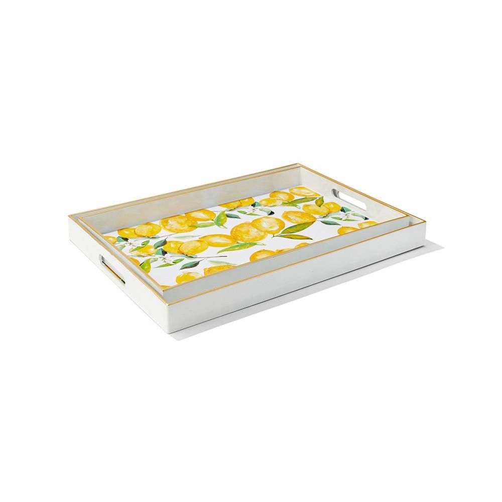 商品American Atelier|Lemon Branches Trays Set, 2 Piece,价格¥827,第1张图片