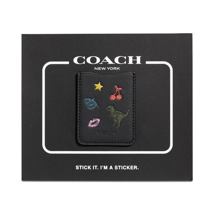 商品Coach|(礼盒装)手机背面卡片贴饰,价格¥156,第2张图片详细描述