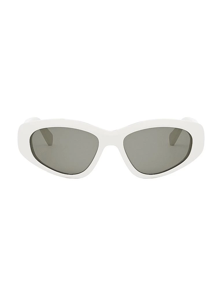 商品Celine|Monochroms 57MM Geometric Sunglasses,价格¥2300,第1张图片