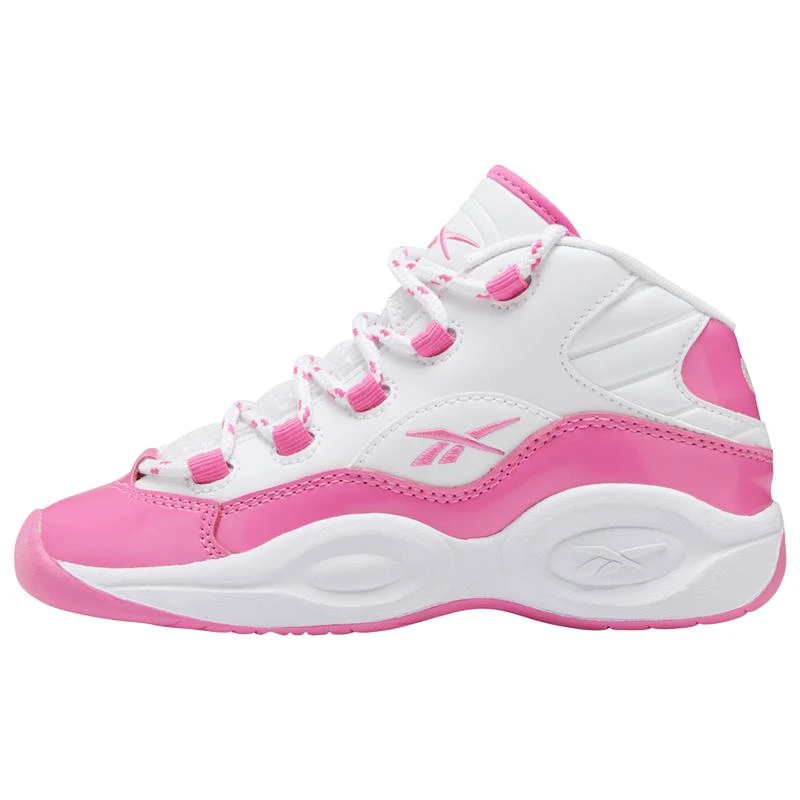 商品Reebok|Reebok Question Mid - Girls' Preschool,价格¥377,第2张图片详细描述