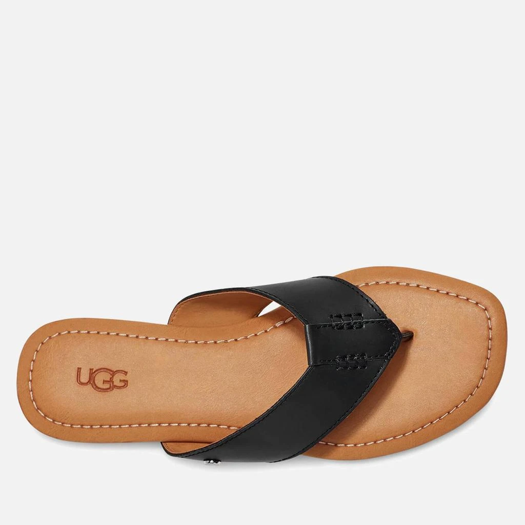 商品UGG|UGG Women's Leather Flip Flops,价格¥287,第4张图片详细描述