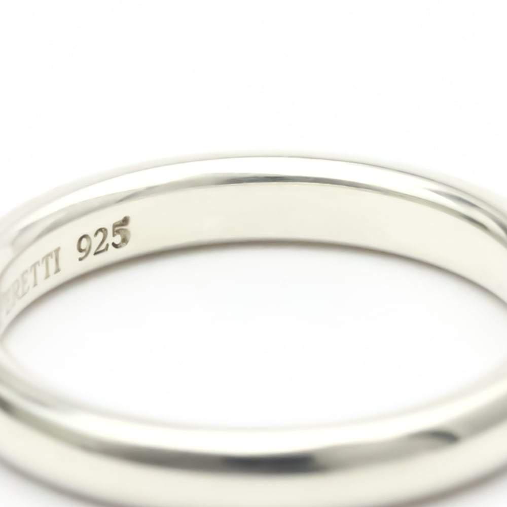 Tiffany & Co. Elsa Peretti 18K Sterling Silver Diamond Ring EU 48商品第8张图片规格展示