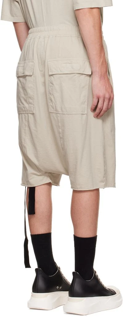 商品Rick Owens|Off-White Drawstring Pods Shorts,价格¥1659,第3张图片详细描述