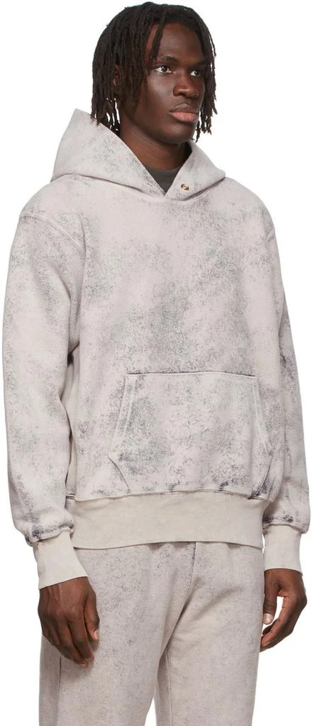 商品Les Tien|Off-White Cotton Hoodie,价格¥578,第2张图片详细描述