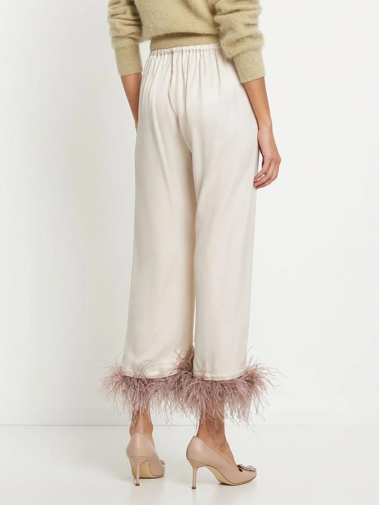 商品Sleeper|Party Viscose Pajama Pants W/feathers,价格¥1065,第2张图片详细描述
