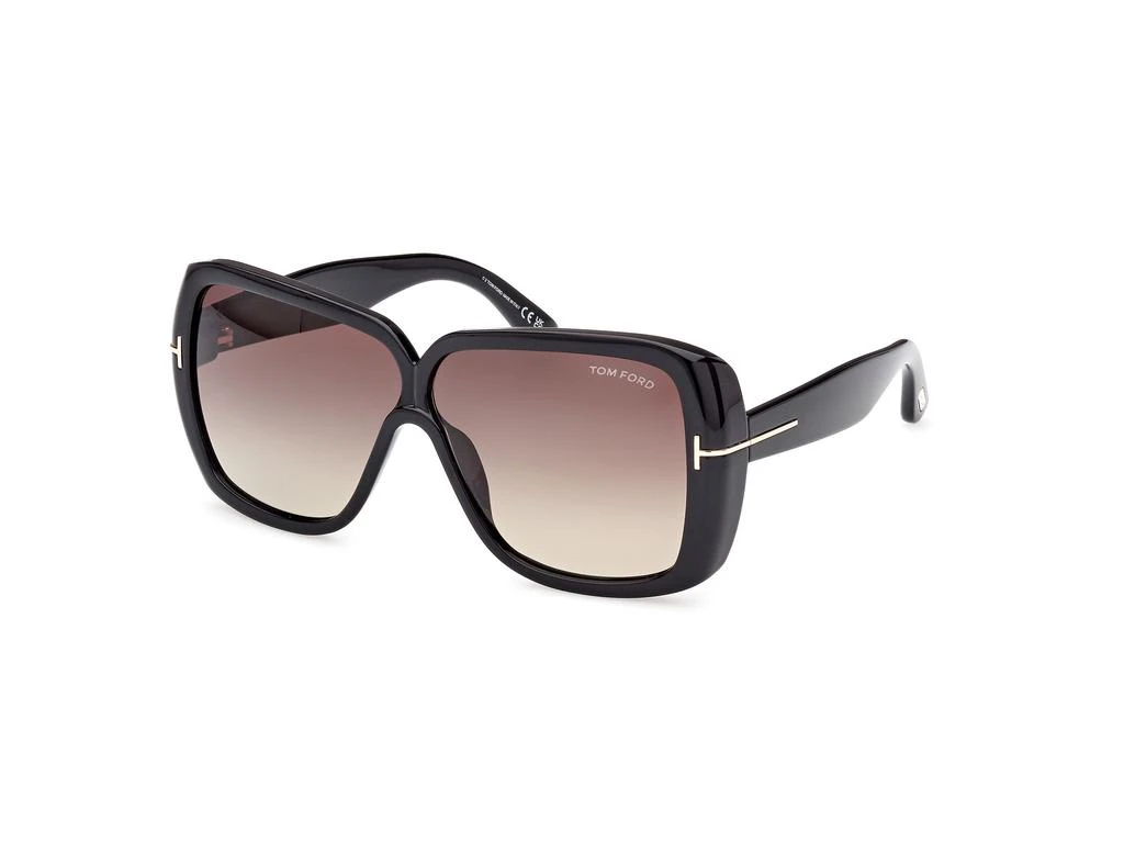 商品Tom Ford|Marilyn Smoke Gradient Butterfly Ladies Sunglasses FT1037 01B 61,价格¥1391,第1张图片