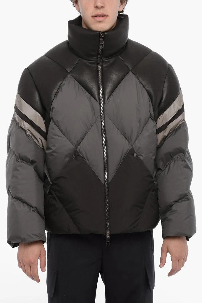 商品Neil Barrett|Neil Barrett Padded Jacket with Vegan Leather Trims,价格¥4467,第1张图片