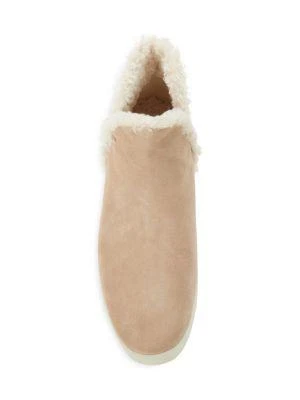 Val-B Suede & Faux Fur Booties 商品