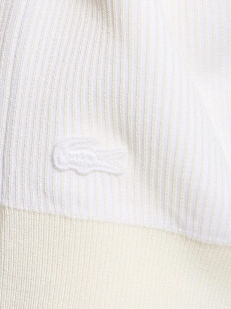 商品Lacoste|Libellule粘胶纤维混纺短袖T恤,价格¥2051,第5张图片详细描述