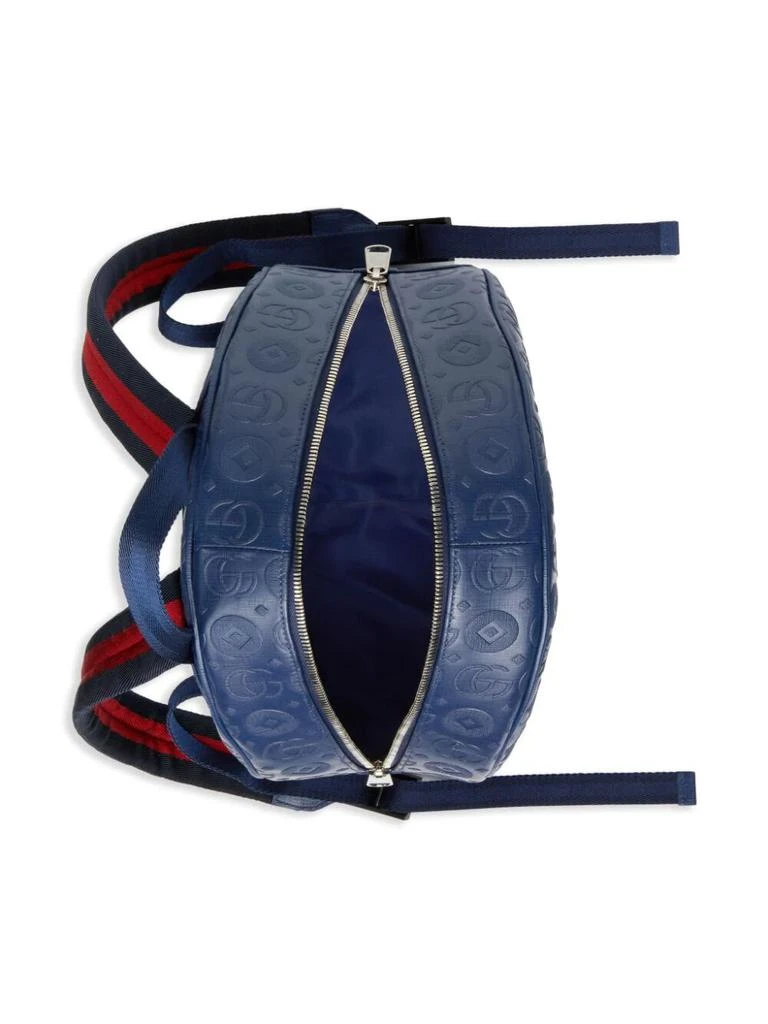 商品Gucci|Double g geometric round backpack,价格¥5384,第5张图片详细描述