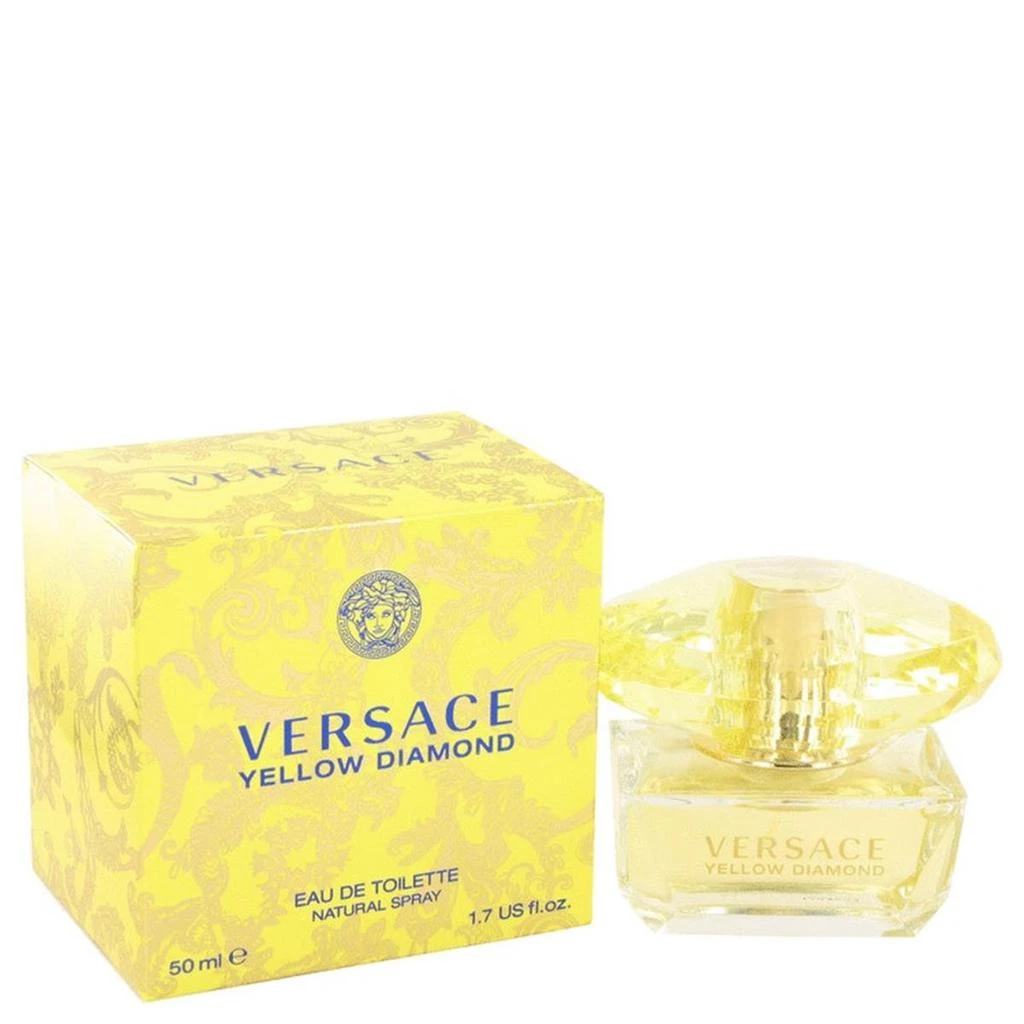 商品Versace|Versace 502620 Versace Yellow Diamond by Versace Eau De Toilette Spray 1.7 oz,价格¥451,第1张图片